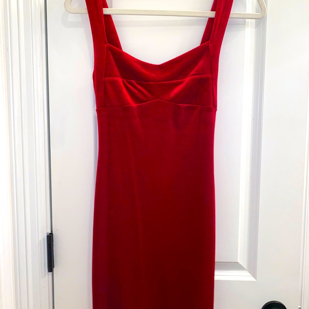 Super cute Red Velvet Cocktail Dress